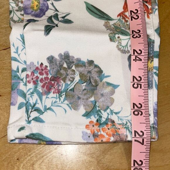 Buffalo Ladies High Rise Betty Botanical Skinny Ankle Jeans Multicolor Size 6/28 - Picture 9 of 9